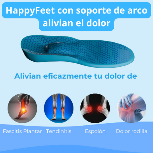 HappyFeet Plantillas Ortopedicas Deportivas - OFERTA SOLO ESTA SEMANA🔥